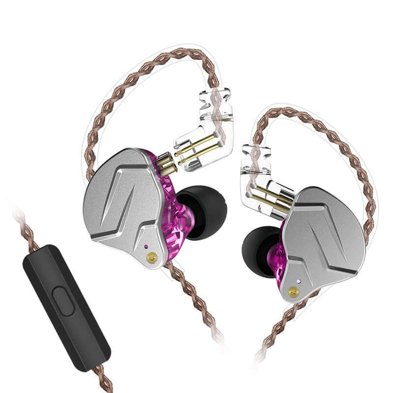 Subwoofer metal in-ear headphones