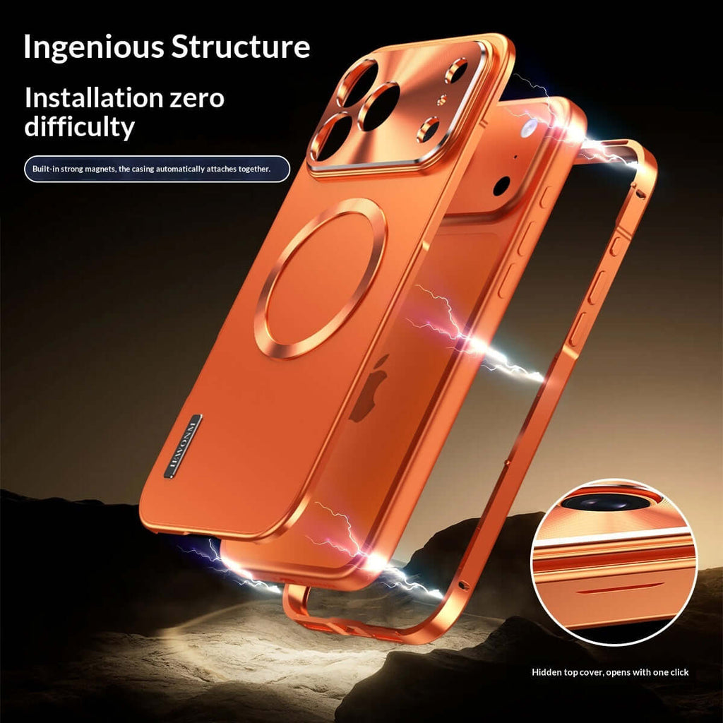 iPhone 17 Pro Max Case electroplated magnetic metal