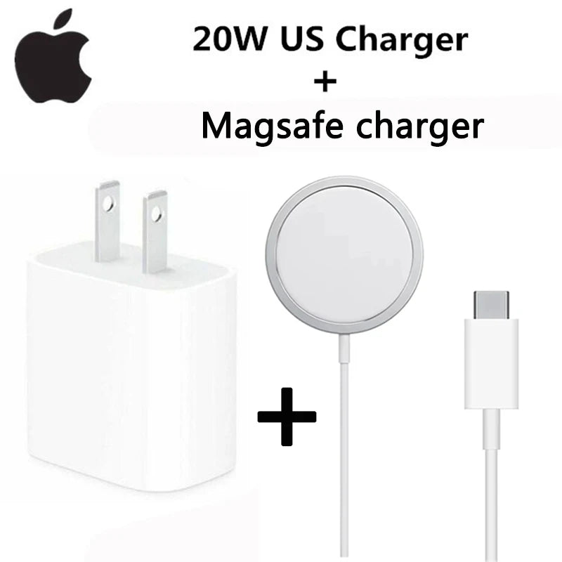 Original Apple Charger  Type C Magnetic Wireless Charger USB-C 20w Fast charger for iphone 17pro max 17 16 promax 15 14 13 12