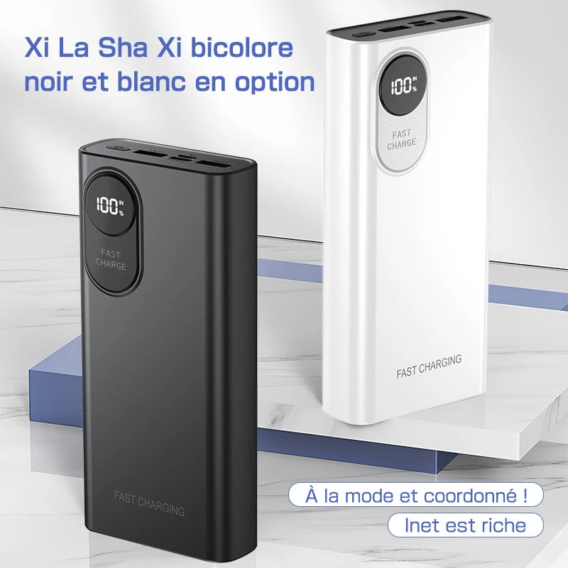External Battery 58800mAh Large Capacity Fast Charging 3 Devices Simultaneously LED Display Compatible with Smartphones and Tablets for Travel